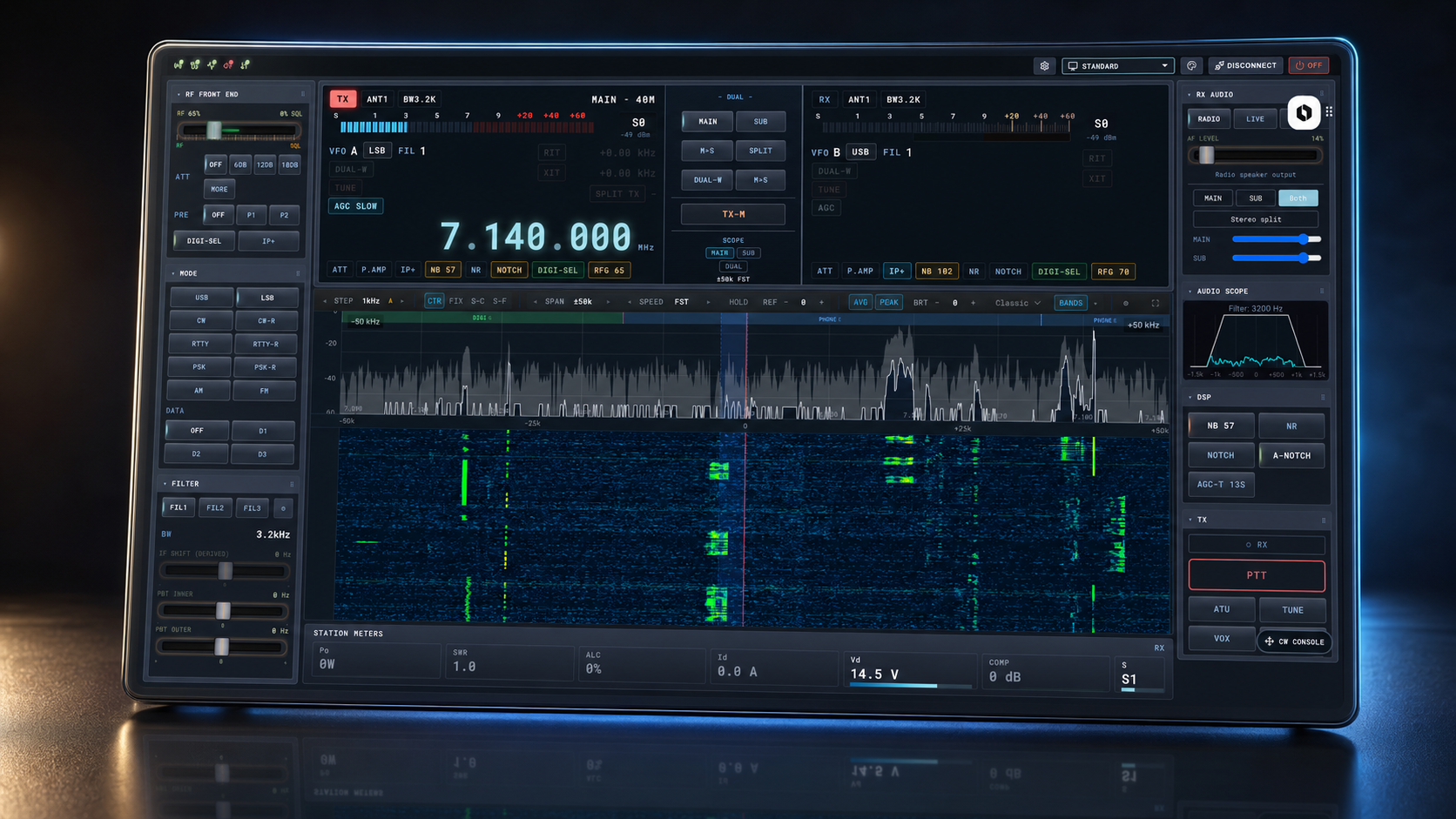 RigPlane Pro running as native desktop application on macOS
